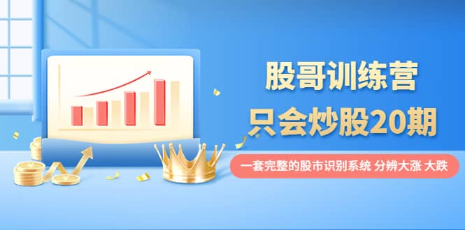 股哥训练营·只会炒股20期：一套完整的股市识别系统，分辨大涨、大跌网赚项目-副业赚钱-互联网创业-独家轻创IP星泽云创