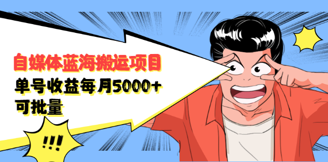 自媒体蓝海搬运项目，价值680元网赚项目-副业赚钱-互联网创业-独家轻创IP星泽云创