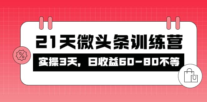 被忽视的微头条，21天微头条训练营网赚项目-副业赚钱-互联网创业-独家轻创IP星泽云创