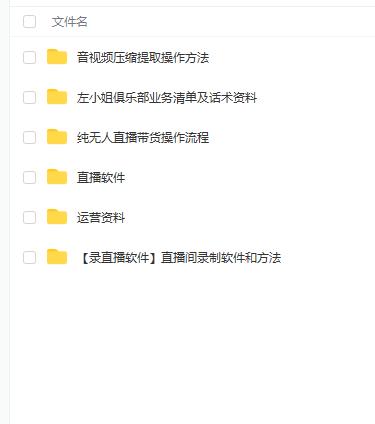 左小姐-直播带货俱乐部十三行、无人直播，全套教程附：工具、文档、话术资料网赚项目-副业赚钱-互联网创业-独家轻创IP星泽云创