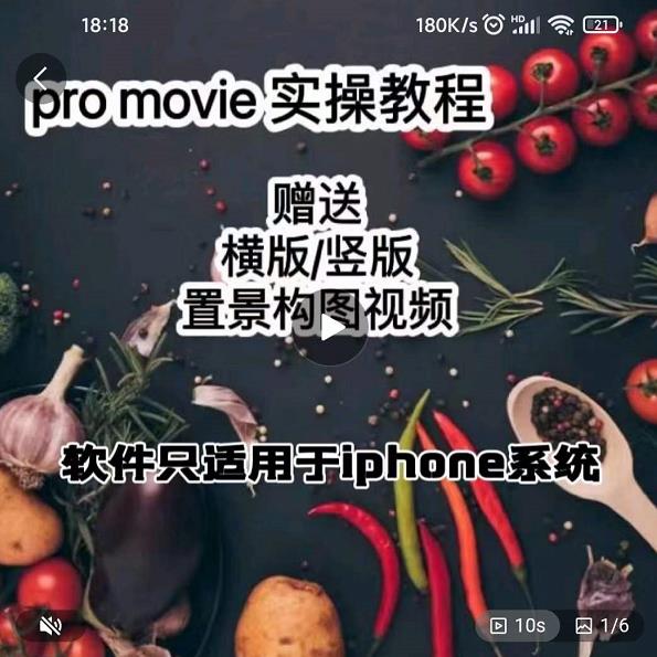 漆十二美食摄影，25​节promovie实操高手课节网赚项目-副业赚钱-互联网创业-独家轻创IP星泽云创