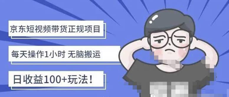京东短视频带货项目：每天操作2小时的副业项目-价值1988元网赚项目-副业赚钱-互联网创业-独家轻创IP星泽云创