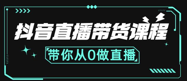 抖音直播带货课程：带你从0开始，学习主播、运营、中控分别要做什么网赚项目-副业赚钱-互联网创业-独家轻创IP星泽云创