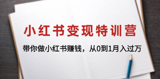 小红书变现特训营：带你做小红书项目网赚项目-副业赚钱-互联网创业-独家轻创IP星泽云创