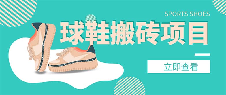 外面收费998的球鞋搬砖项目【详细教程+资源渠道】网赚项目-副业赚钱-互联网创业-独家轻创IP星泽云创