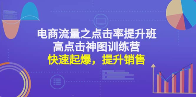 电商流量之点击率提升班+高点击神图训练营：快速起爆，提升销售网赚项目-副业赚钱-互联网创业-独家轻创IP星泽云创