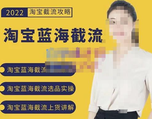 2022淘宝蓝海截流攻略，淘宝蓝海截流选品上货实操讲解网赚项目-副业赚钱-互联网创业-独家轻创IP星泽云创
