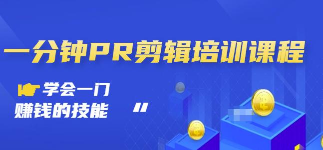 抖音视频一分钟PR剪辑培训：学会一门赚钱的技能，每节课短小精悍网赚项目-副业赚钱-互联网创业-独家轻创IP星泽云创
