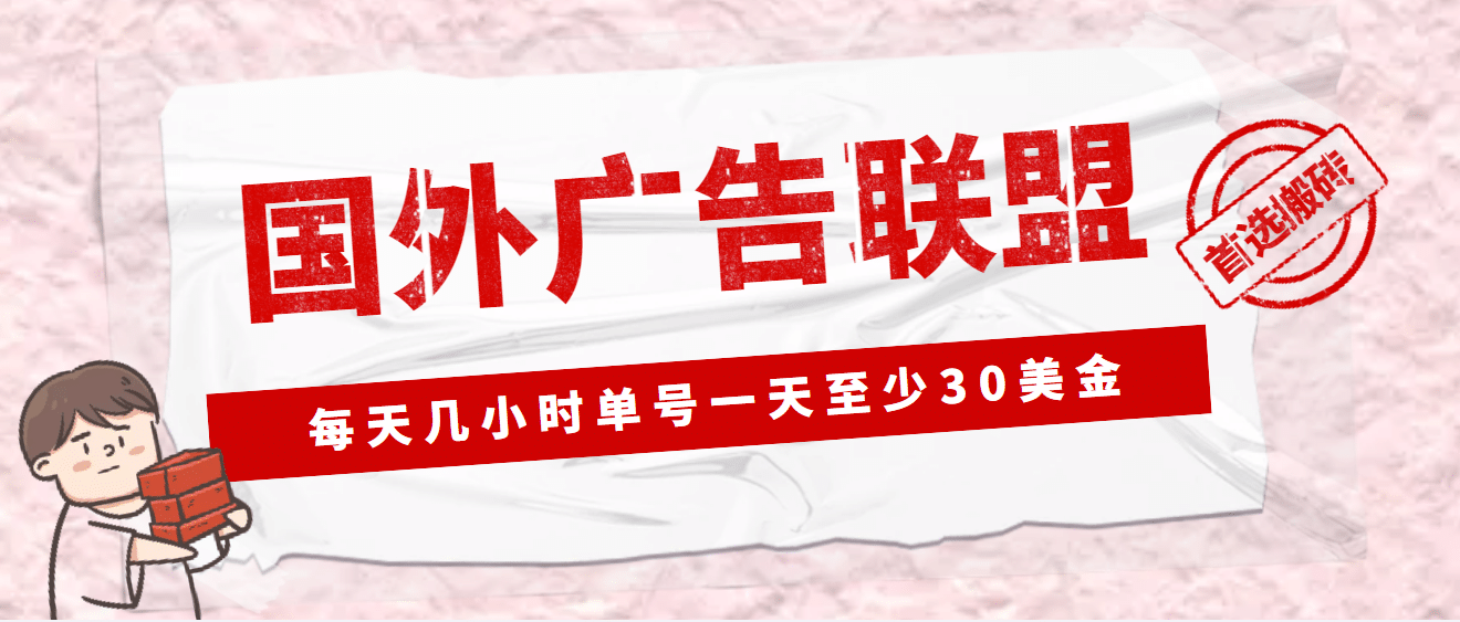 外面收费1980最新国外LEAD广告联盟搬砖项目，单号一天至少30美元(详细教程)网赚项目-副业赚钱-互联网创业-独家轻创IP星泽云创