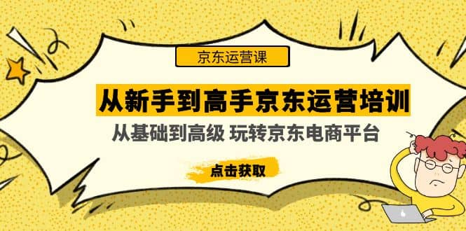 从新手到高手京东运营培训：从基础到高级 玩转京东电商平台(无水印)网赚项目-副业赚钱-互联网创业-独家轻创IP星泽云创