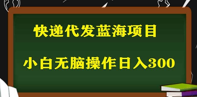 2023最新蓝海快递代发项目，小白零成本照抄网赚项目-副业赚钱-互联网创业-独家轻创IP星泽云创