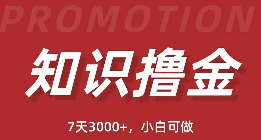 抖音知识撸金项目：执行力强当天见收益(教程+资料)网赚项目-副业赚钱-互联网创业-独家轻创IP星泽云创