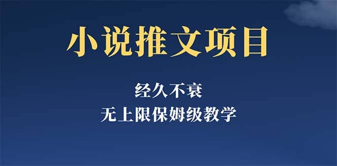经久不衰的小说推文项目，单号月5-8k，保姆级教程，纯小白都能操作网赚项目-副业赚钱-互联网创业-独家轻创IP星泽云创