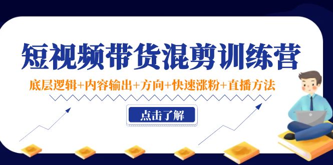 短视频带货混剪训练营：底层逻辑+内容输出+方向+快速涨粉+直播方法网赚项目-副业赚钱-互联网创业-独家轻创IP星泽云创
