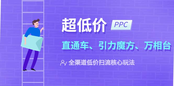 2023超低价·ppc—“直通车、引力魔方、万相台”全渠道·低价扫流核心玩法网赚项目-副业赚钱-互联网创业-独家轻创IP星泽云创