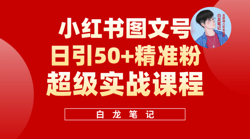小红书图文号日引50+精准流量，超级实战的小红书引流课，非常适合新手网赚项目-副业赚钱-互联网创业-独家轻创IP星泽云创