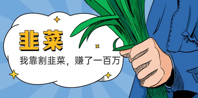 我靠割韭菜 赚了一百万网赚项目-副业赚钱-互联网创业-独家轻创IP星泽云创