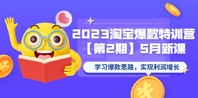 2023淘宝爆款特训营【第2期】5月新课 学习爆款思路，实现利润增长网赚项目-副业赚钱-互联网创业-独家轻创IP星泽云创