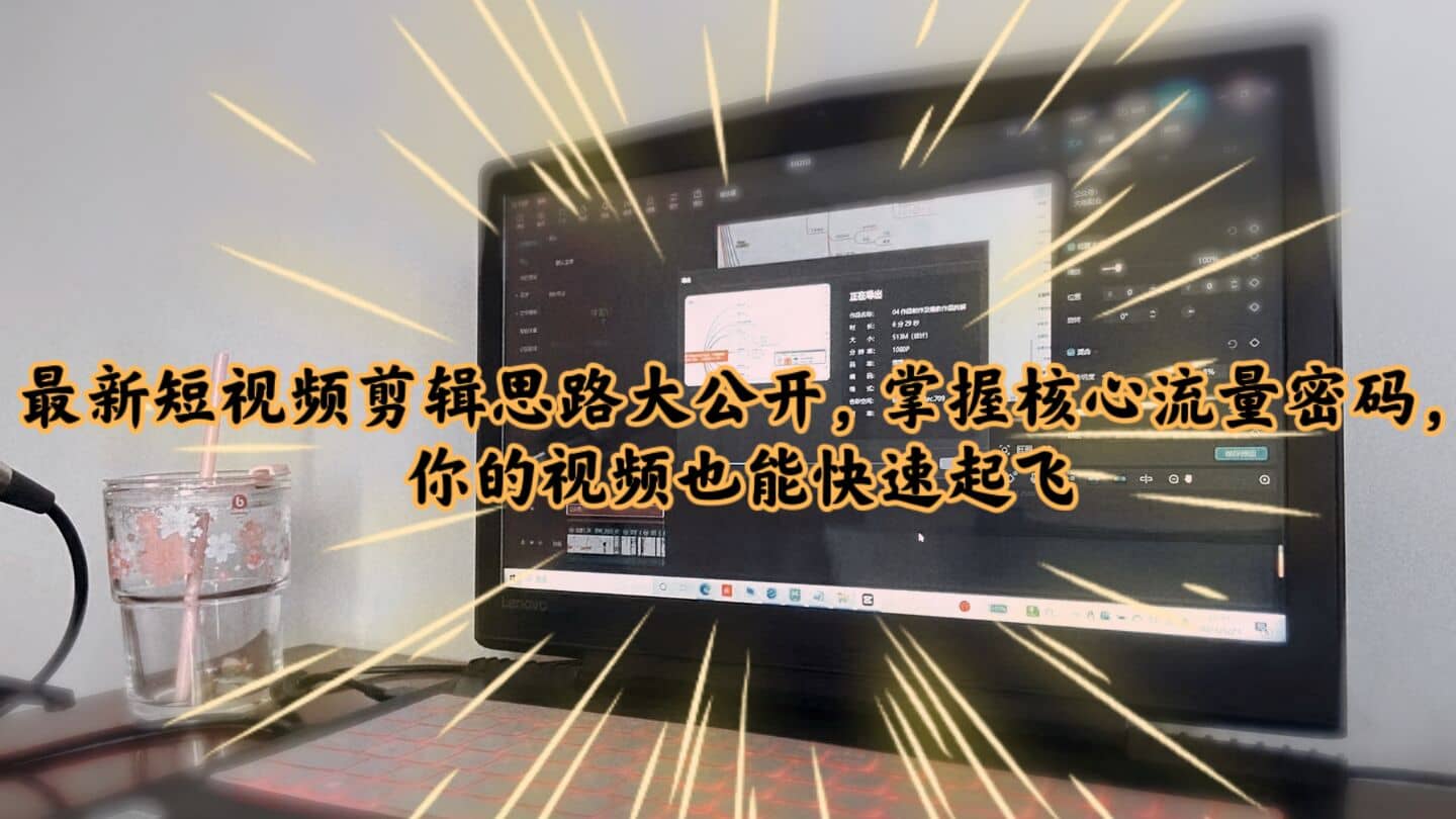最新短视频剪辑思路大公开，掌握核心流量密码，你的视频也能快速起飞网赚项目-副业赚钱-互联网创业-独家轻创IP星泽云创
