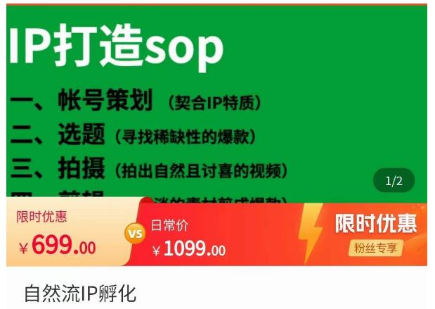 瑶瑶·自然流IP孵化，系统掌握IP孵化全流程，也能学到选题，剪辑，账号运营经验网赚项目-副业赚钱-互联网创业-独家轻创IP星泽云创