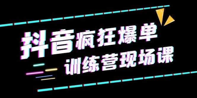抖音短视频疯狂-爆单训练营现场课（新）直播带货+实战案例网赚项目-副业赚钱-互联网创业-独家轻创IP星泽云创