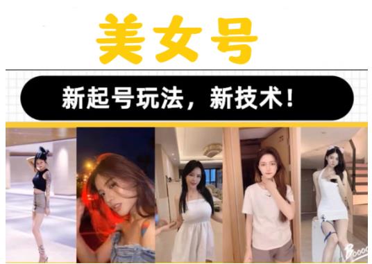 2023抖音快手短视频美女号课程制作玩法教程，美女号搬运新起号玩法，新技术（素材+教程）网赚项目-副业赚钱-互联网创业-独家轻创IP星泽云创