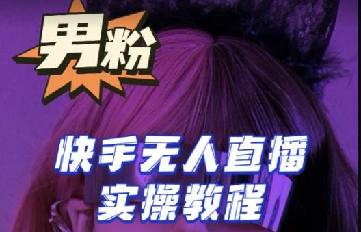 【男粉落地项目】零基础玩转男粉快手无人直播月入3w+，2023快手无人直播实操教程网赚项目-副业赚钱-互联网创业-独家轻创IP星泽云创