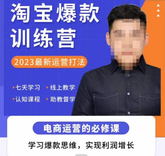 爱上黄昏·淘宝爆款训练营，2023最新运营打法，学习爆款思维，实现利润增长网赚项目-副业赚钱-互联网创业-独家轻创IP星泽云创