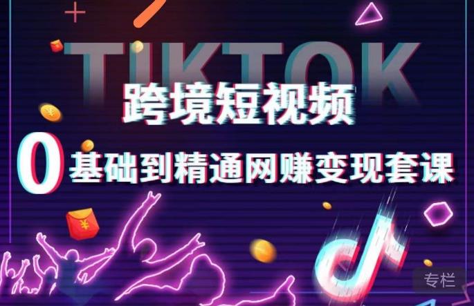跨境短视频TIKTOK 0基础到精通网赚变现套课，跨境短视频独立站带货变现技巧网赚项目-副业赚钱-互联网创业-独家轻创IP星泽云创