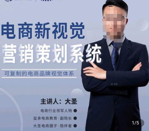 大圣·电商新视觉营销策划系统，可复制的电商品牌视觉识别系统网赚项目-副业赚钱-互联网创业-独家轻创IP星泽云创