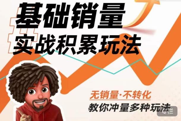 内功丨淘系基础销量实战积累玩法，无销量·不转化，教你冲量多种玩法网赚项目-副业赚钱-互联网创业-独家轻创IP星泽云创