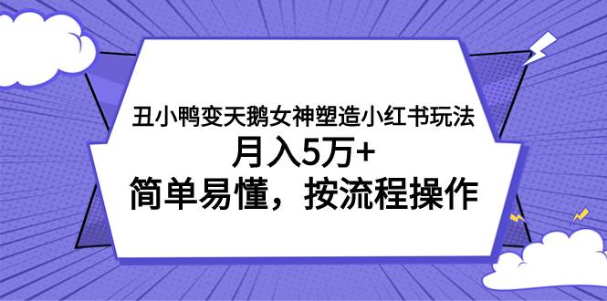 （7604期）丑小鸭变天鹅女神塑造小红书玩法，月入5万+，简单易懂，按流程操作网赚项目-副业赚钱-互联网创业-独家轻创IP星泽云创