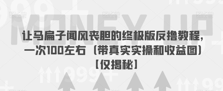 让马扁子闻风丧胆的终极版反撸教程，一次100左右（带真实实操和收益图）【仅揭秘】网赚项目-副业赚钱-互联网创业-独家轻创IP星泽云创