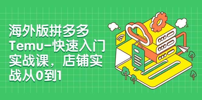 （7876期）海外版拼多多Temu-快速入门实战课，店铺实战从0到1（12节课）网赚项目-副业赚钱-互联网创业-独家轻创IP星泽云创