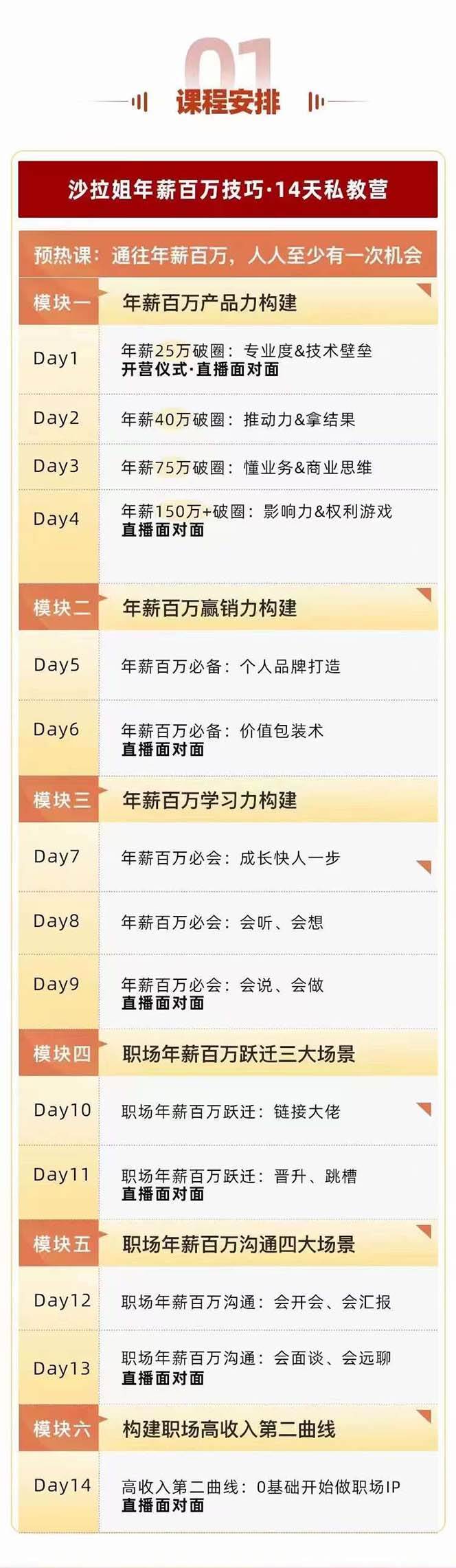 （8006期）通往百万年薪之路·陪跑训练营：职场外挂/年薪百万技巧/职业规划定制/等等