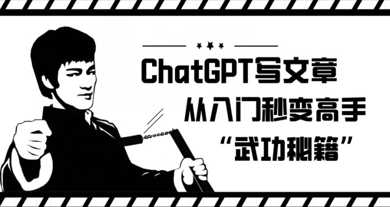 ChatGPT写文章，从入门秒变高手的‘武功秘籍’【揭秘】网赚项目-副业赚钱-互联网创业-独家轻创IP星泽云创