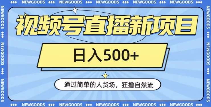 视频号直播新项目，通过简单的人货场，狂撸自然流，日入500+【260G资料】网赚项目-副业赚钱-互联网创业-独家轻创IP星泽云创