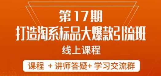 南掌柜-第17期打造淘系标品大爆款，5天线上课网赚项目-副业赚钱-互联网创业-独家轻创IP星泽云创