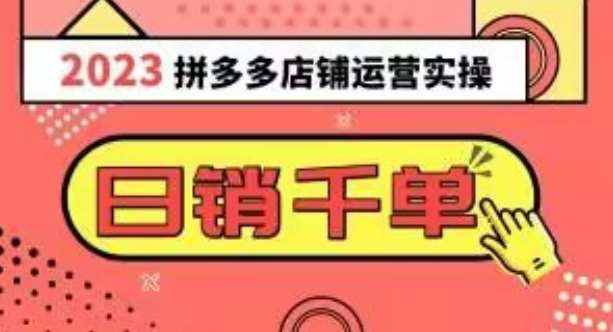 2023拼多多运营实操，每天30分钟日销1000＋，爆款选品技巧大全（10节课）网赚项目-副业赚钱-互联网创业-独家轻创IP星泽云创