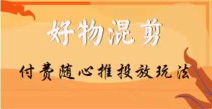 【万三】好物混剪付费随心推投放玩法，随心投放小课抖音教程网赚项目-副业赚钱-互联网创业-独家轻创IP星泽云创