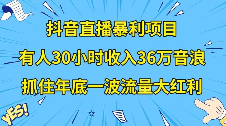 抖音直播暴利项目，有人30小时收入36万音浪，公司宣传片年会视频制作，抓住年底一波流量大红利【揭秘】网赚项目-副业赚钱-互联网创业-独家轻创IP星泽云创