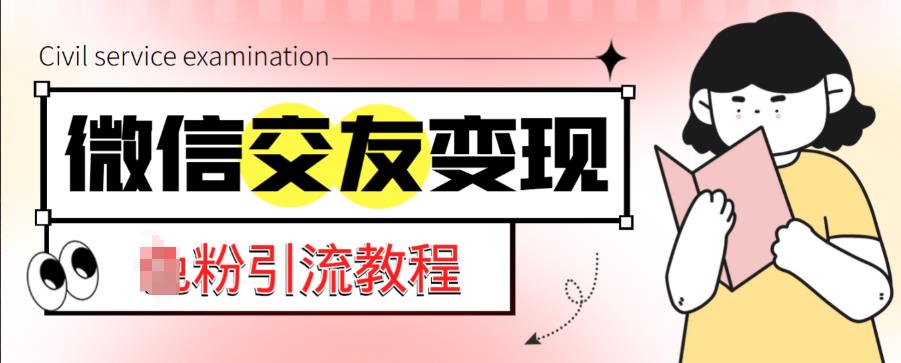 微信交友变现项目，吸引全网LSP男粉精准变现，小白也能轻松上手，日入500+网赚项目-副业赚钱-互联网创业-独家轻创IP星泽云创