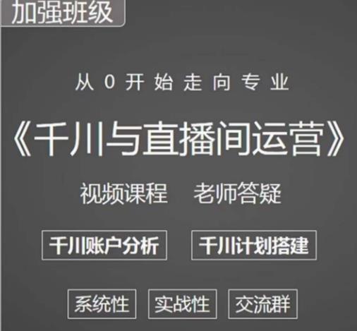 阳光哥·千川图文与直播间运营，从0开始走向专业，包含千川短视频图文、千川直播间、小店随心推网赚项目-副业赚钱-互联网创业-独家轻创IP星泽云创