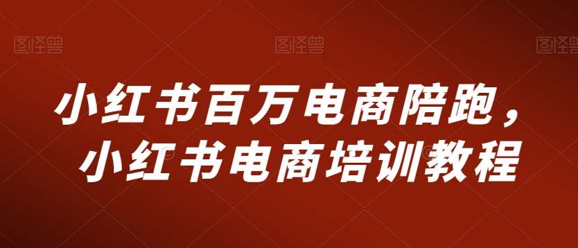 小红书百万电商陪跑，小红书电商培训教程网赚项目-副业赚钱-互联网创业-独家轻创IP星泽云创