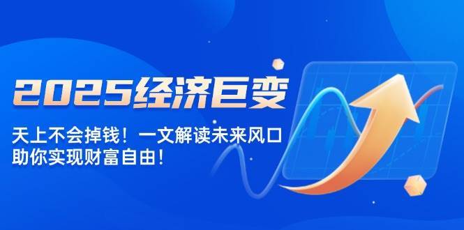 2025经济巨变，天上不会掉钱！一文解读未来风口，助你实现财富自由！网赚项目-副业赚钱-互联网创业-独家轻创IP星泽云创