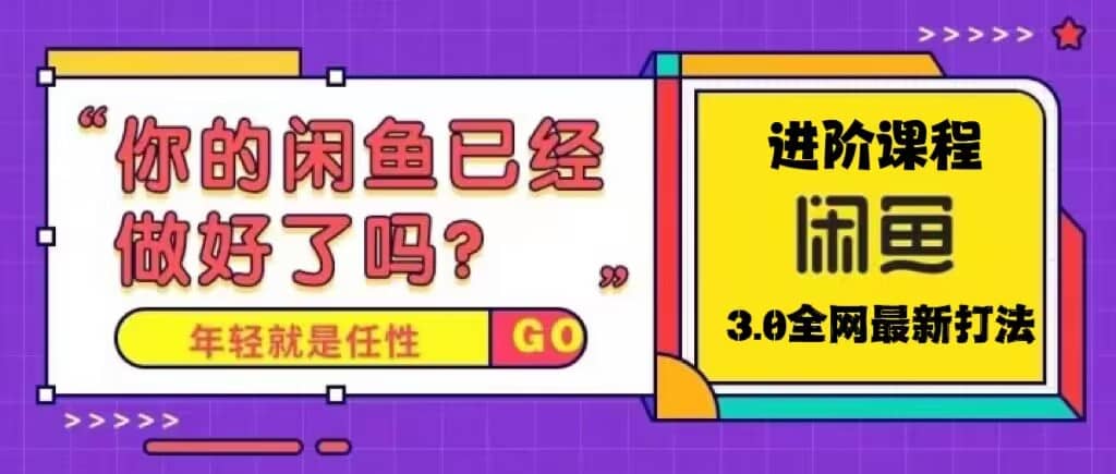 火爆全网的咸鱼玩法进阶课程，咸鱼进阶课程网赚项目-副业赚钱-互联网创业-独家轻创IP星泽云创
