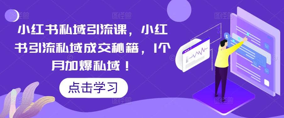 小红书私域引流课，小红书引流私域成交秘籍，1个月加爆私域网赚项目-副业赚钱-互联网创业-独家轻创IP星泽云创