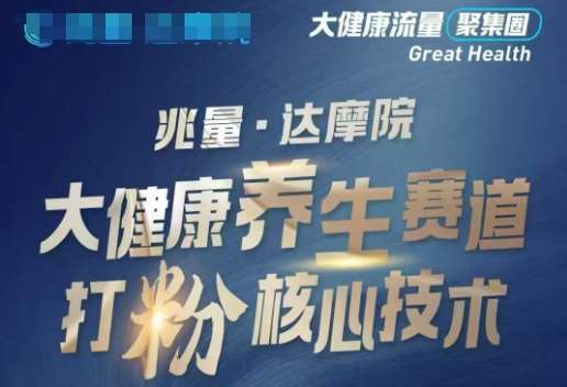 大健康打粉引流，大健康养生赛道暴利打粉新玩法网赚项目-副业赚钱-互联网创业-独家轻创IP星泽云创