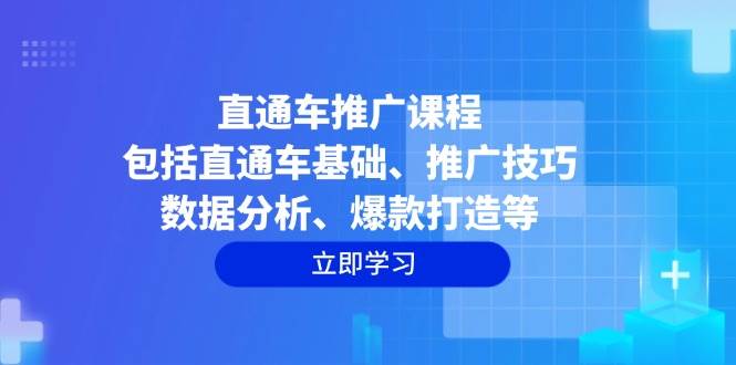 （14001期）直通车推广课程：包括直通车基础、推广技巧、数据分析、爆款打造等网赚项目-副业赚钱-互联网创业-独家轻创IP星泽云创