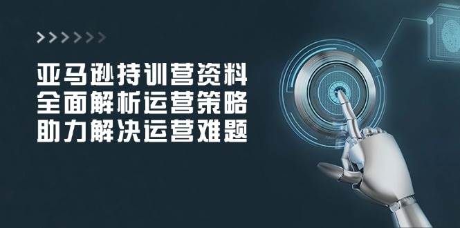 （14033期）亚马逊持训营资料，全面解析运营策略，助力解决运营难题网赚项目-副业赚钱-互联网创业-独家轻创IP星泽云创